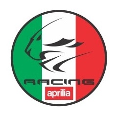 Sticker Moto Aprilia Racing Cerc 5x5cm